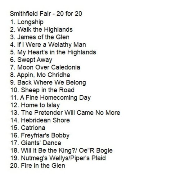 Smithfield Fair - 20 for 20 (CD signed by band members) - Picture 2 of 5